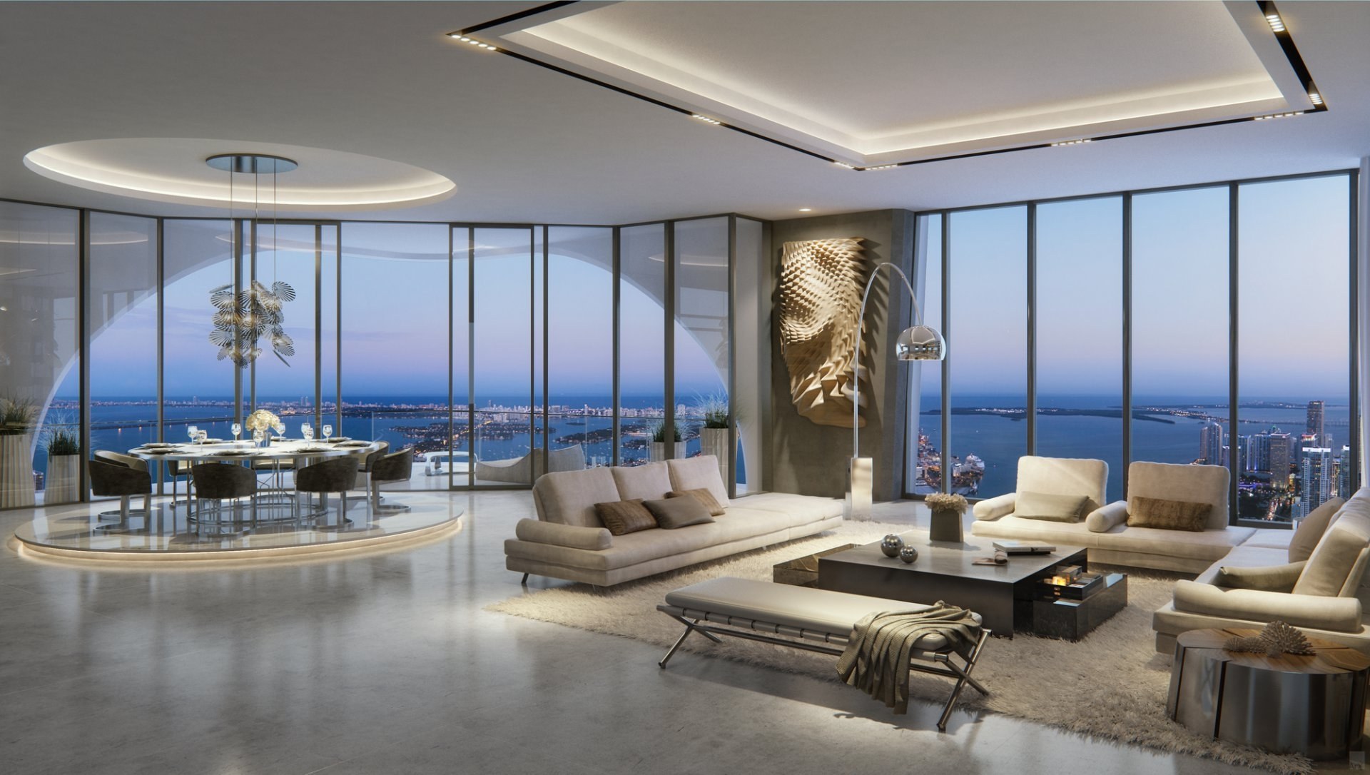 Penthouse vue panoramique